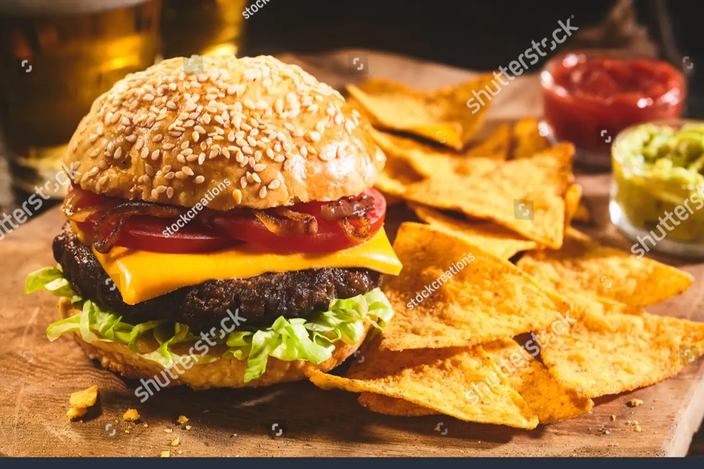 Beef Nachos Burger