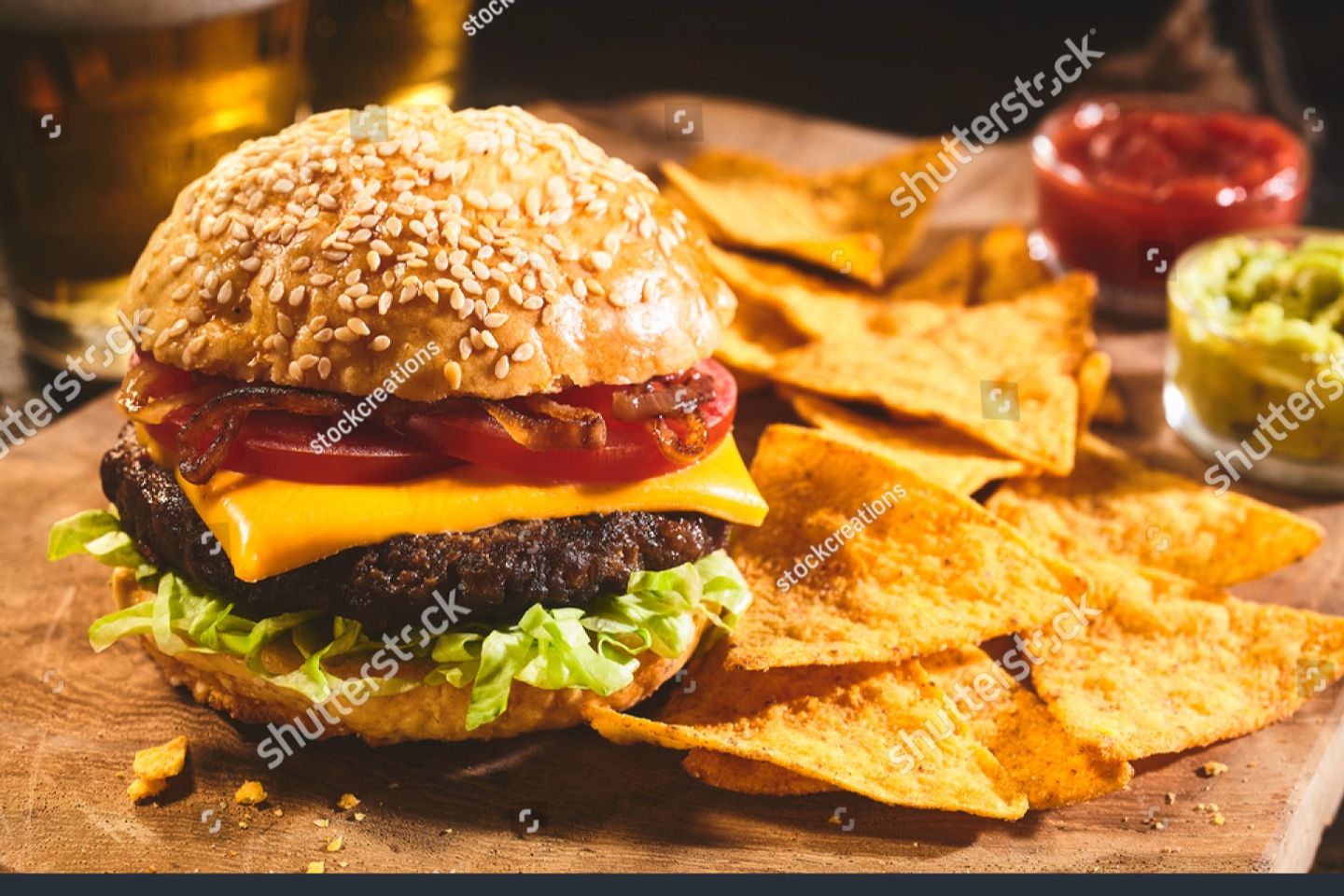 Beef Nachos Burger