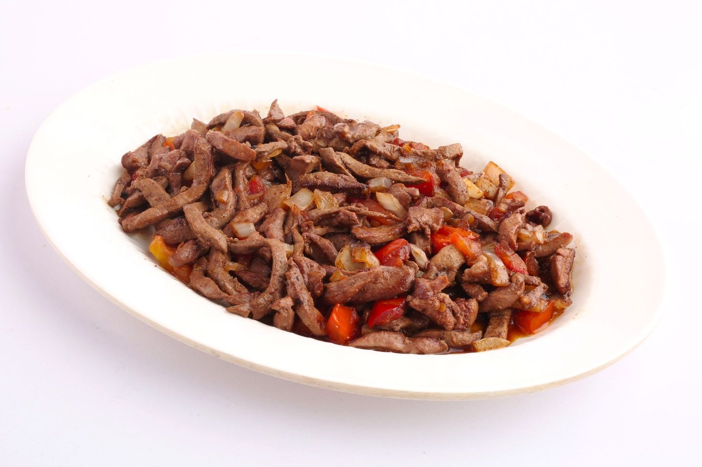 صحن كبدة غنم طازج