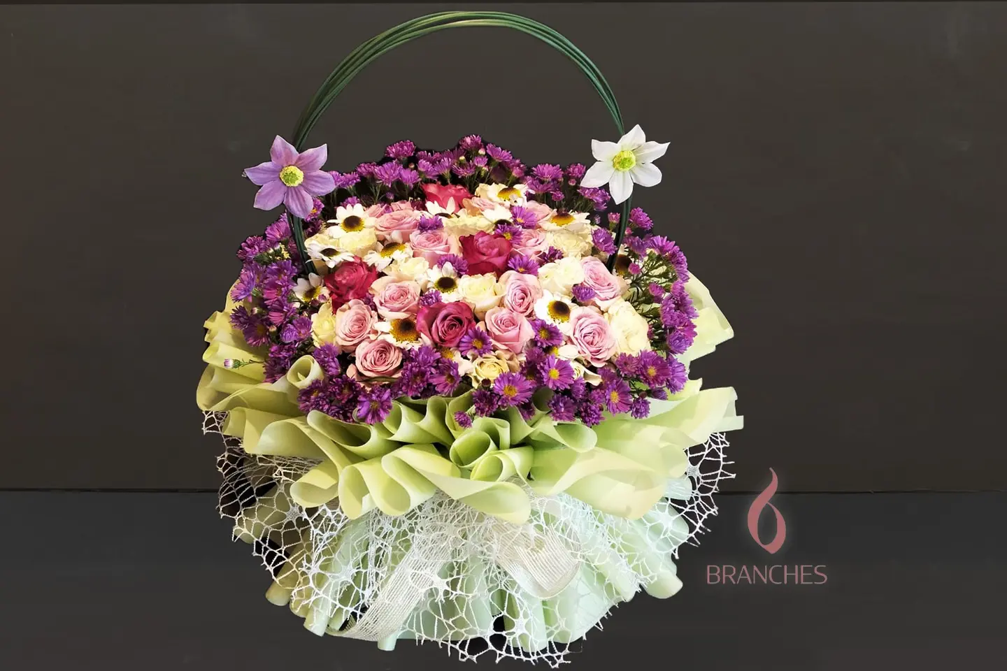 ٢٠٤ باقة حقيبة الورد