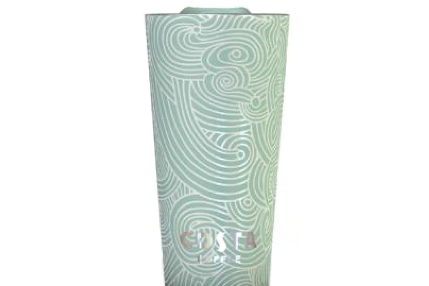 Green And Silver Thermal Mug