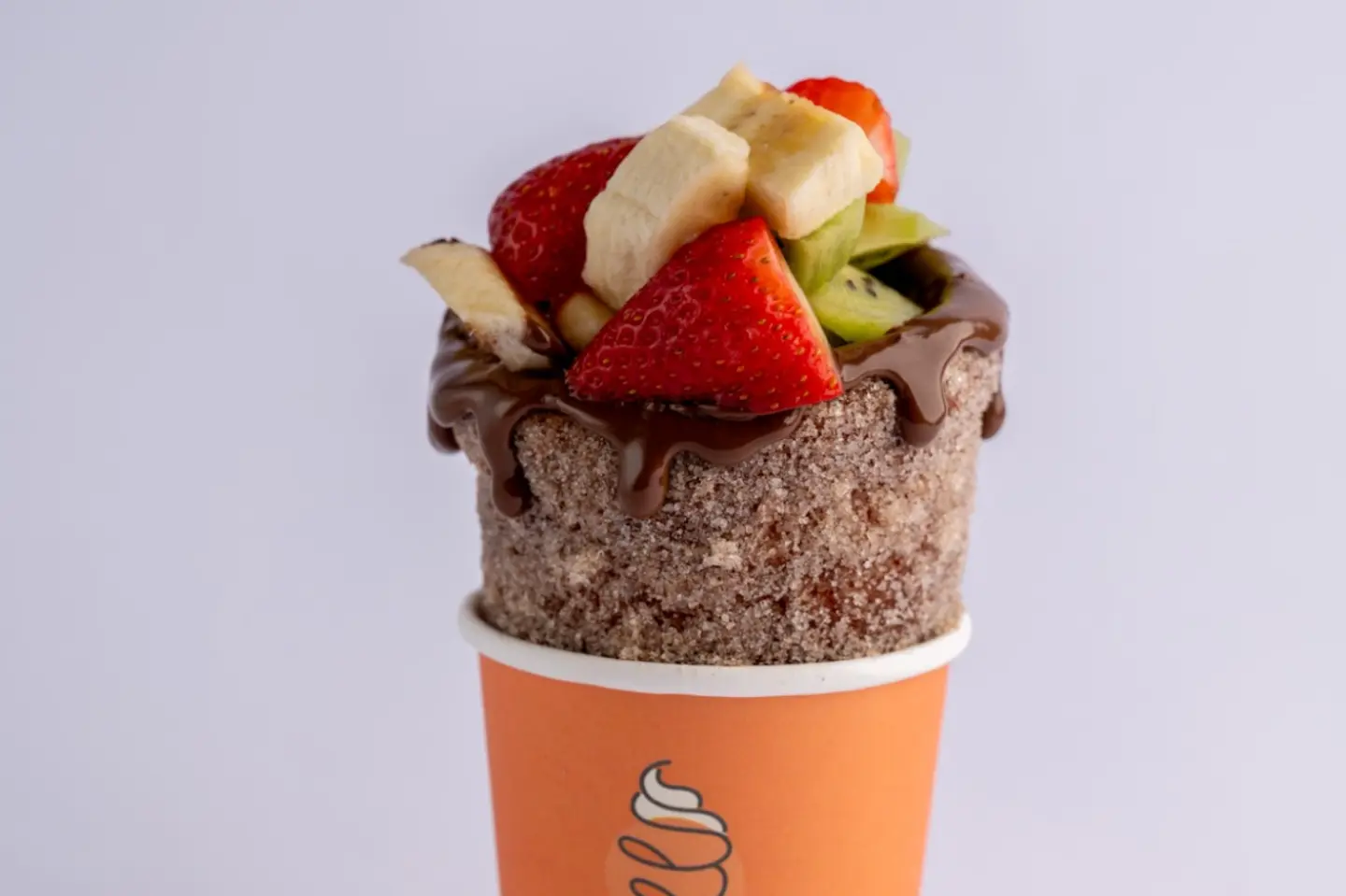 Chimney Cake With Fruits