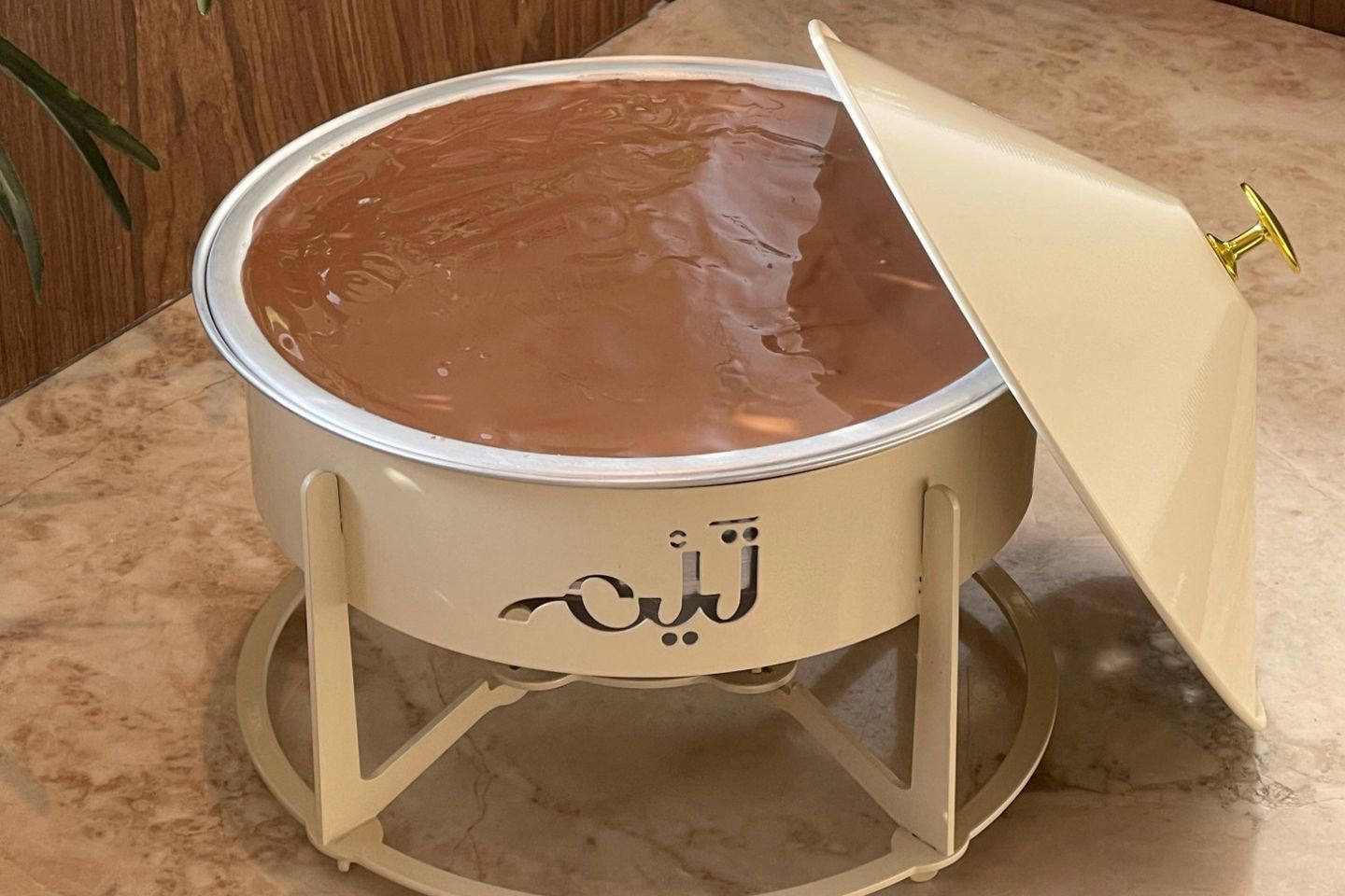 سخان بودينق بسبوسة بالشوكولاته البلجيكيه الفاخرة