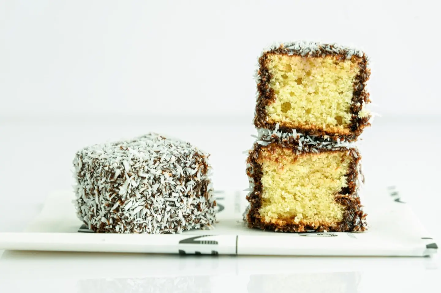 Mini Coconut Lamington