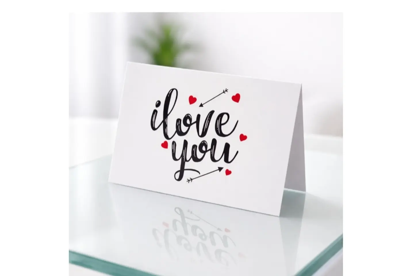 كارت عبارة احبك ١