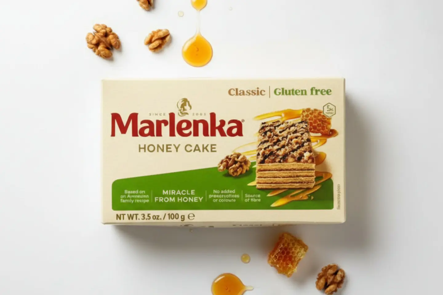 مارلينكا - كيكة عسل فري قلوتين