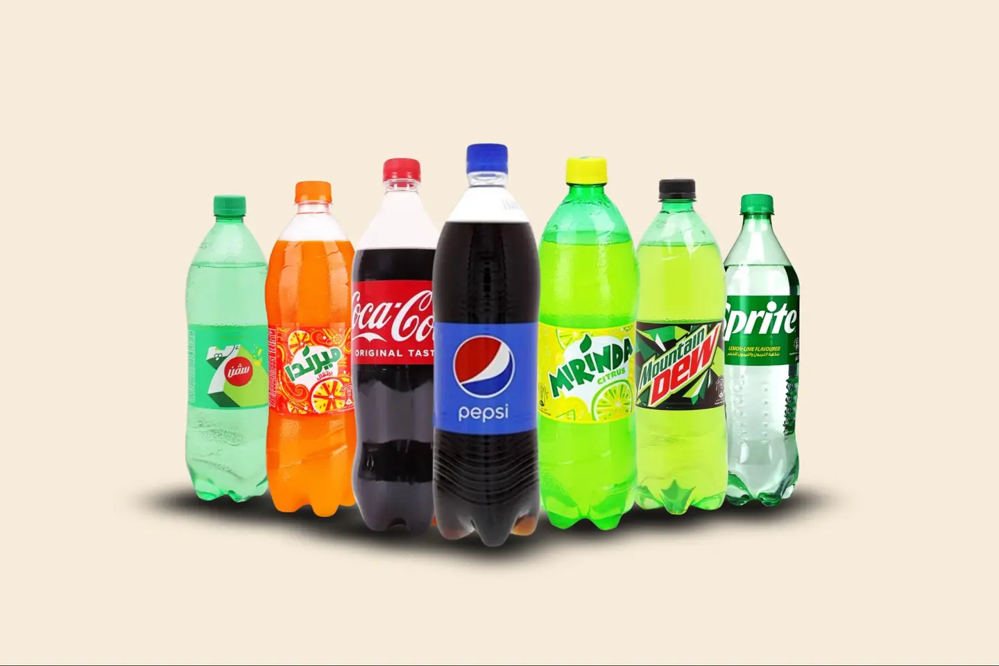المشروبات الغازية - وسط