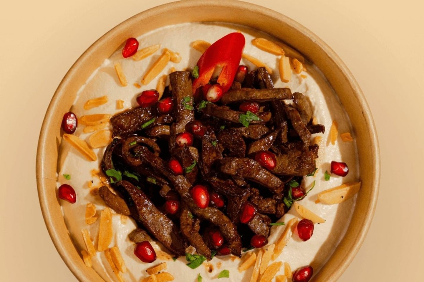 كبدة بالحمص
