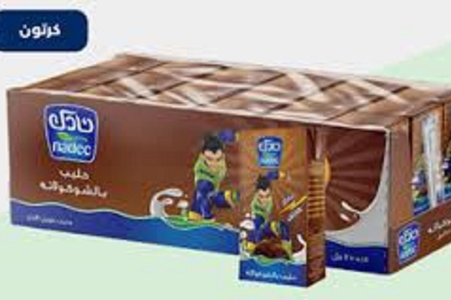 كرتون نادك حليب شكولاته ١٢٥/١٨مل