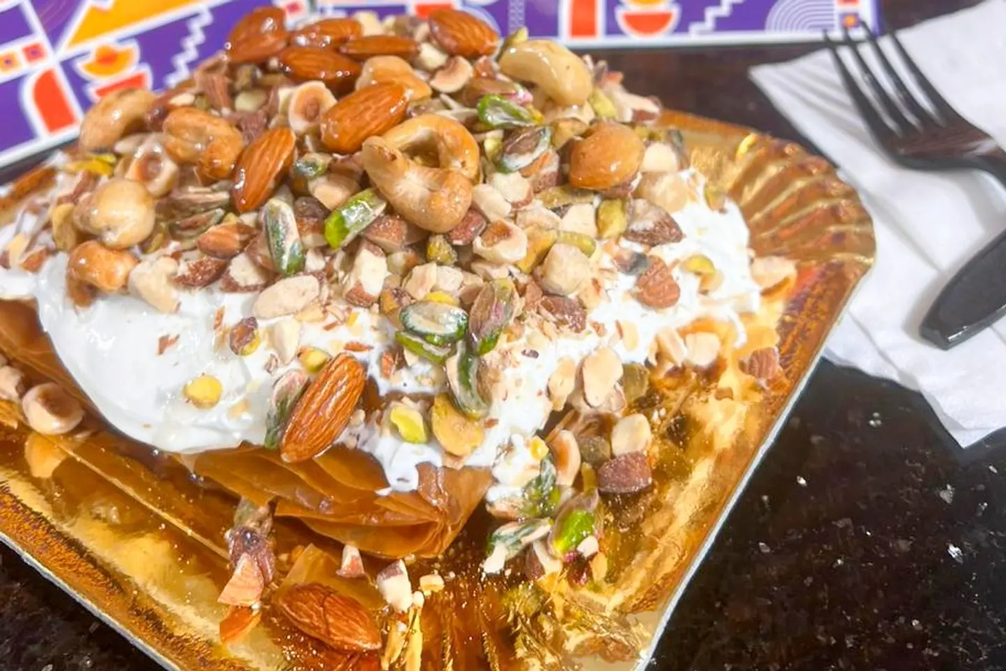 فطيره ستو كريمة مكسرات