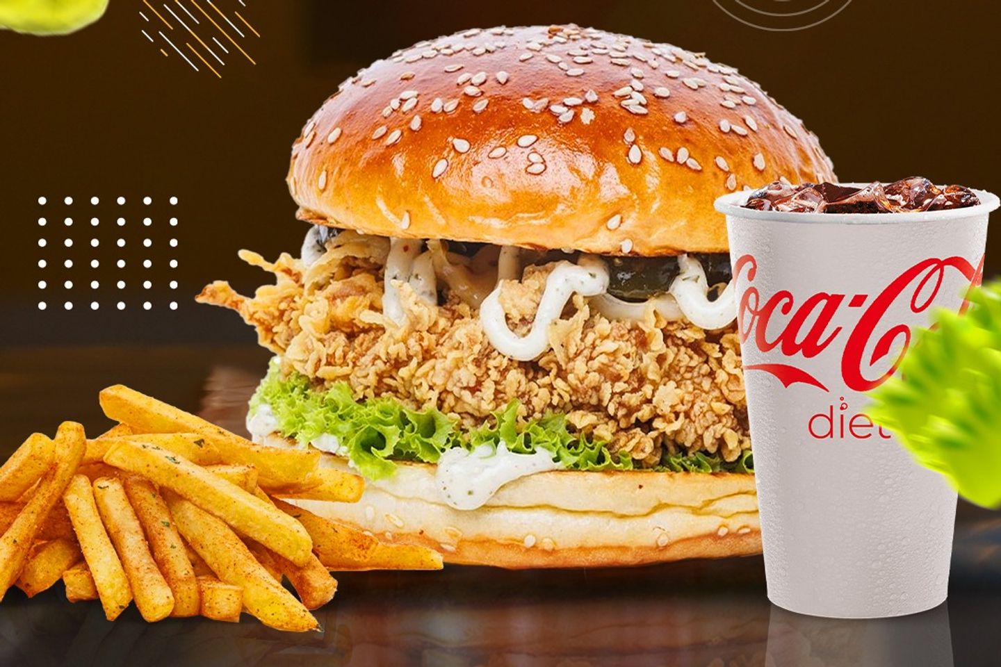 Crispy Burger Meal