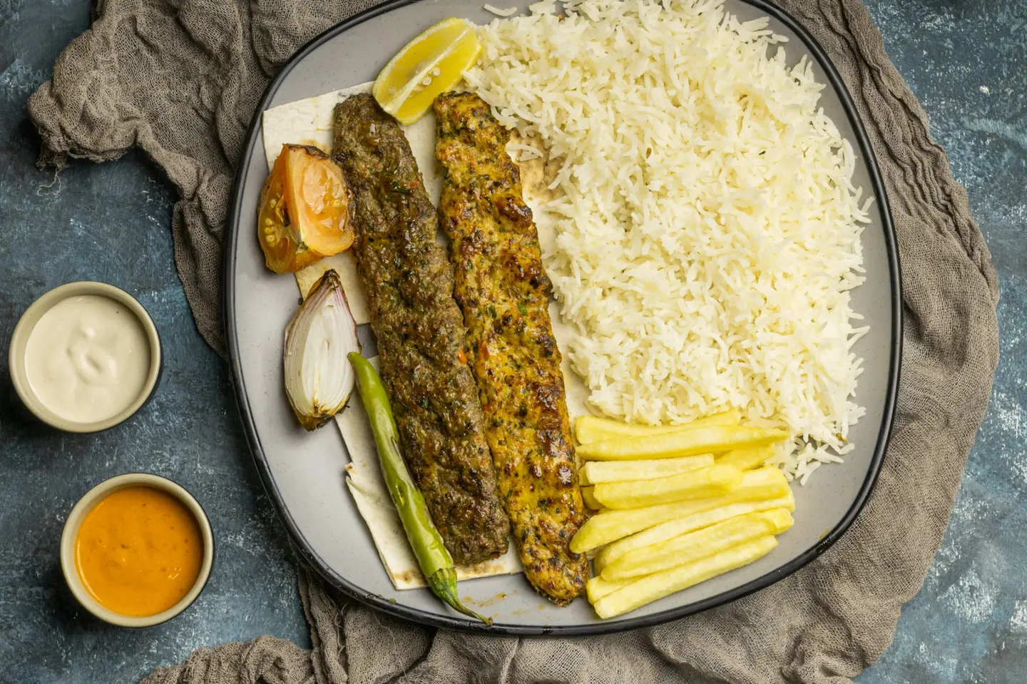 وجبة كباب تركي