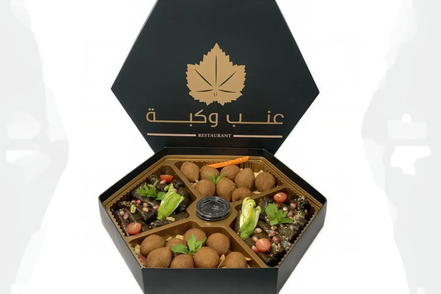 بوكس كبة وورق عنب رباعي