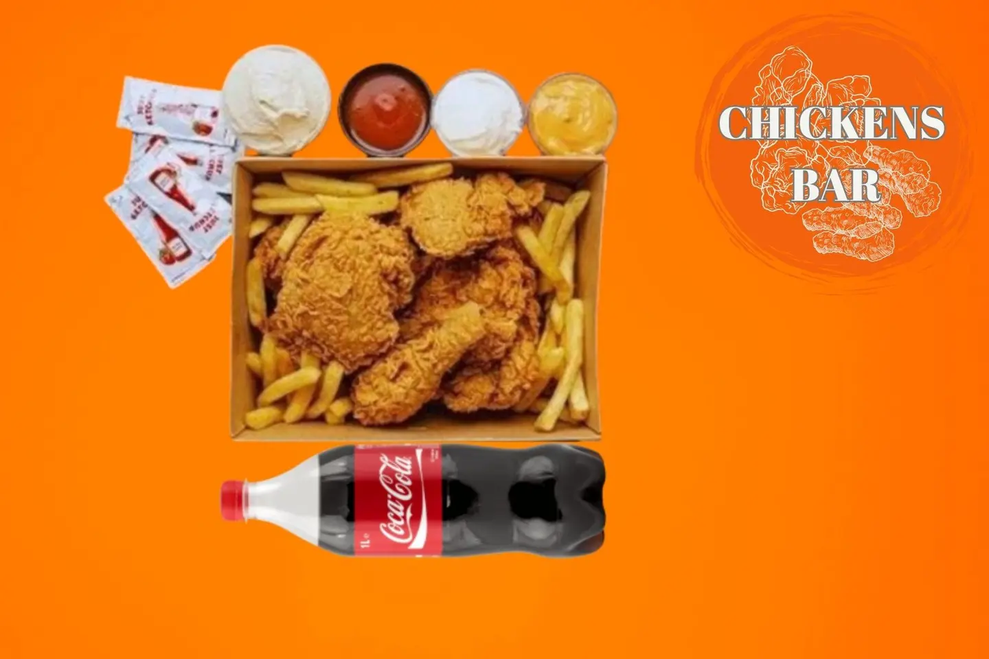 Broasted Family Box 8 Piece   Spicy