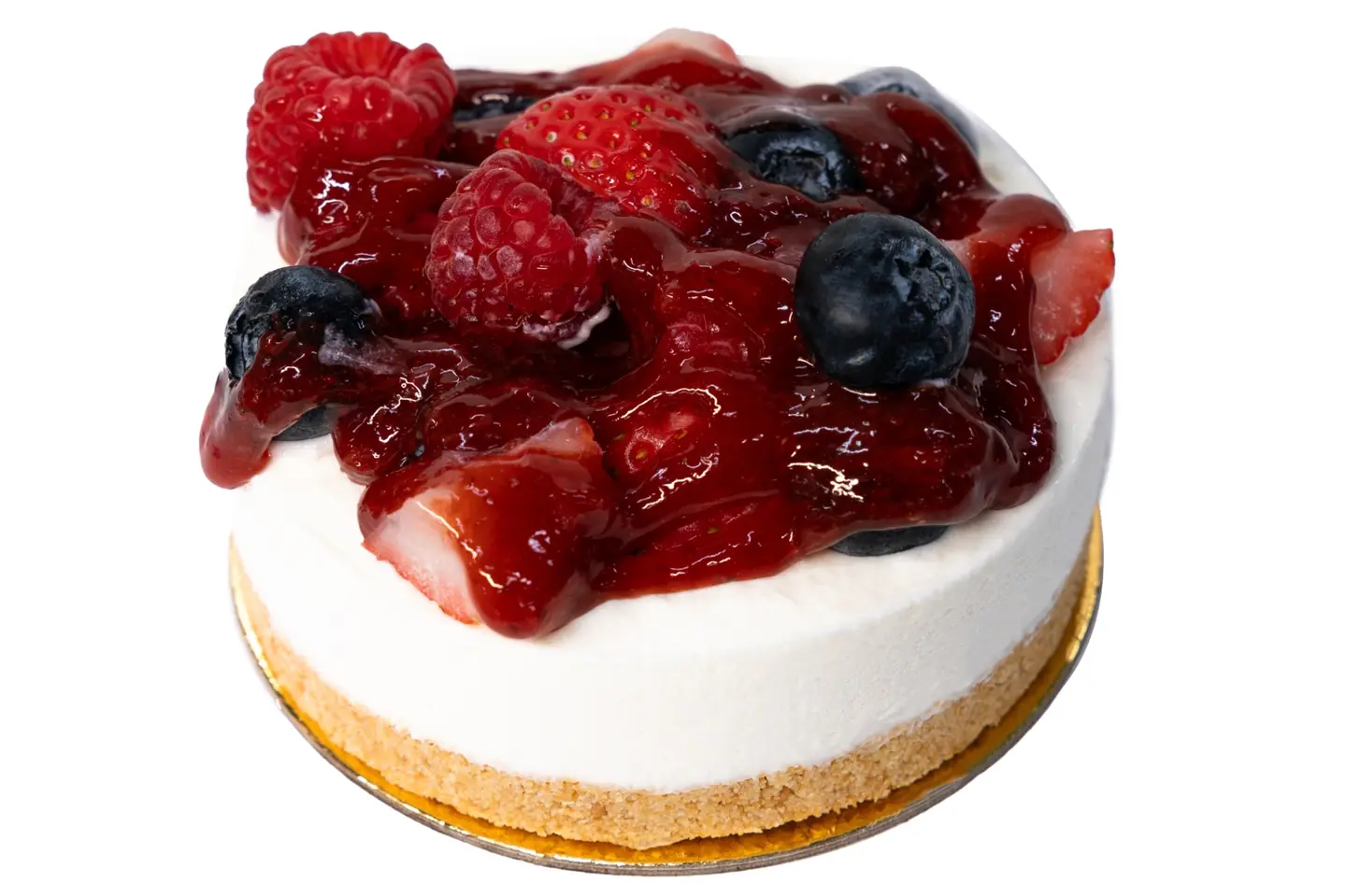 Strawberry And Raspberry Cheesecake   New