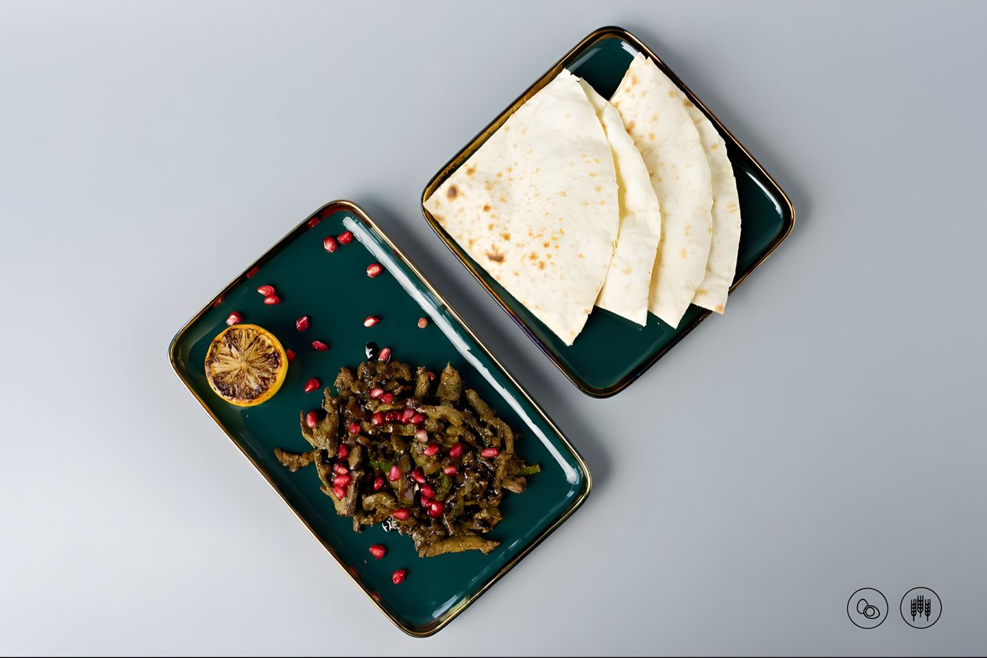 Kebda With Arabic Bread