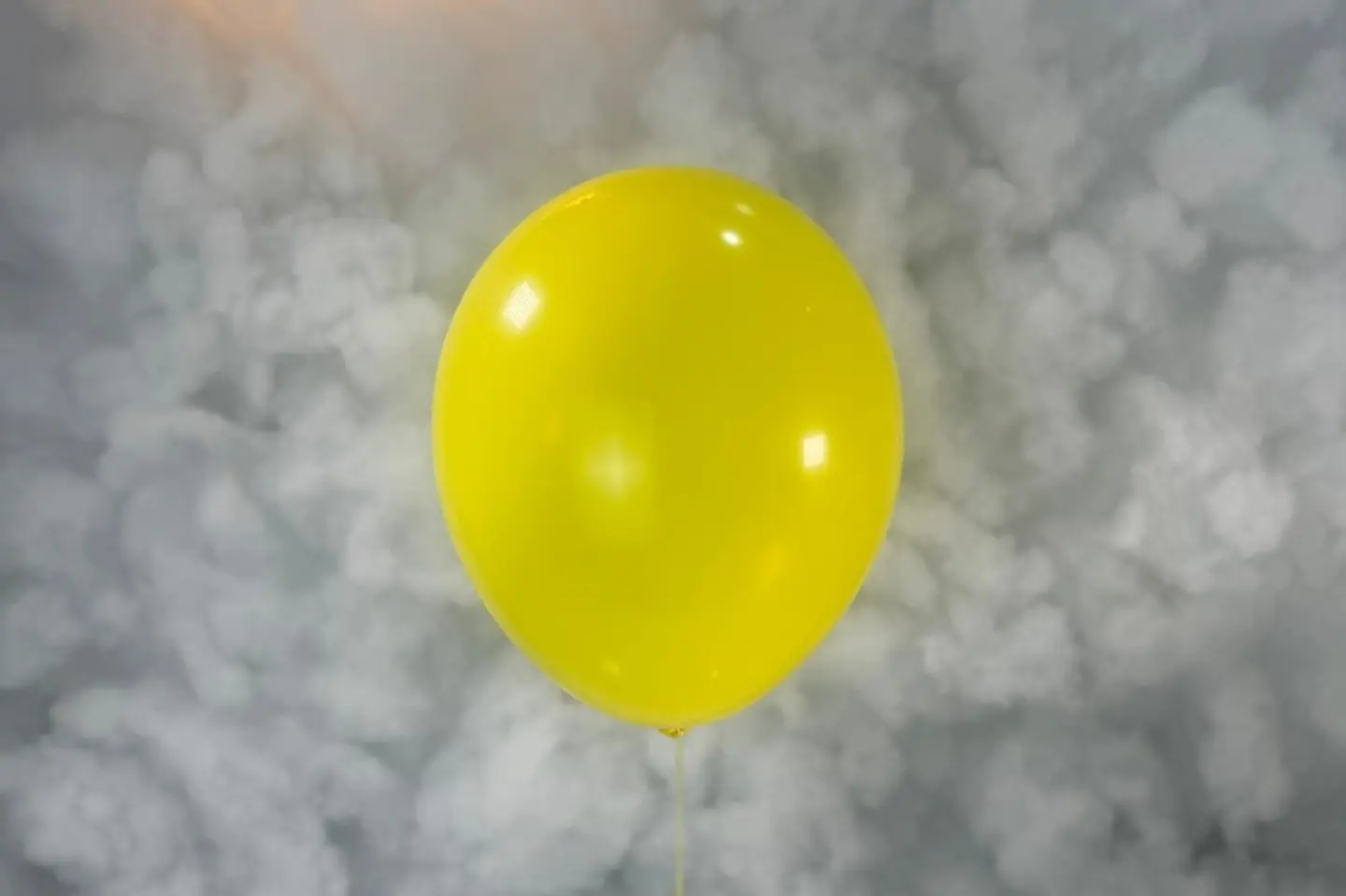 Yellow Helium Balloon