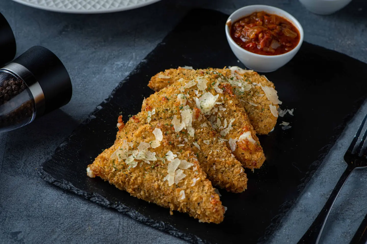 Herb Mozzarella Breaded