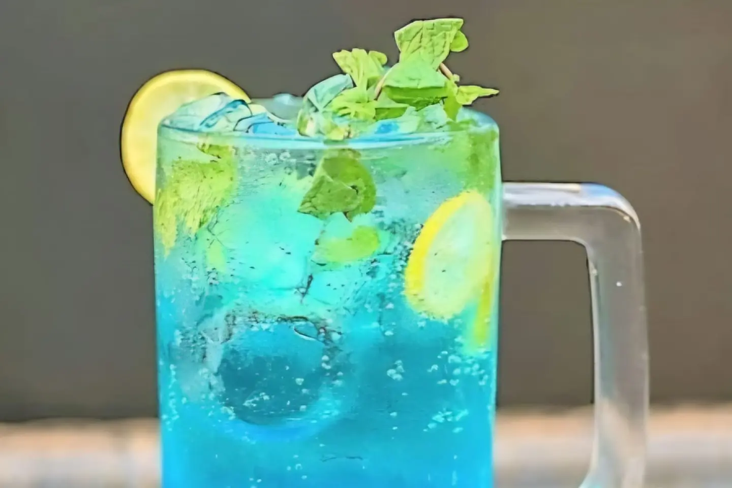 Refreshing Blue Ocean Mojito