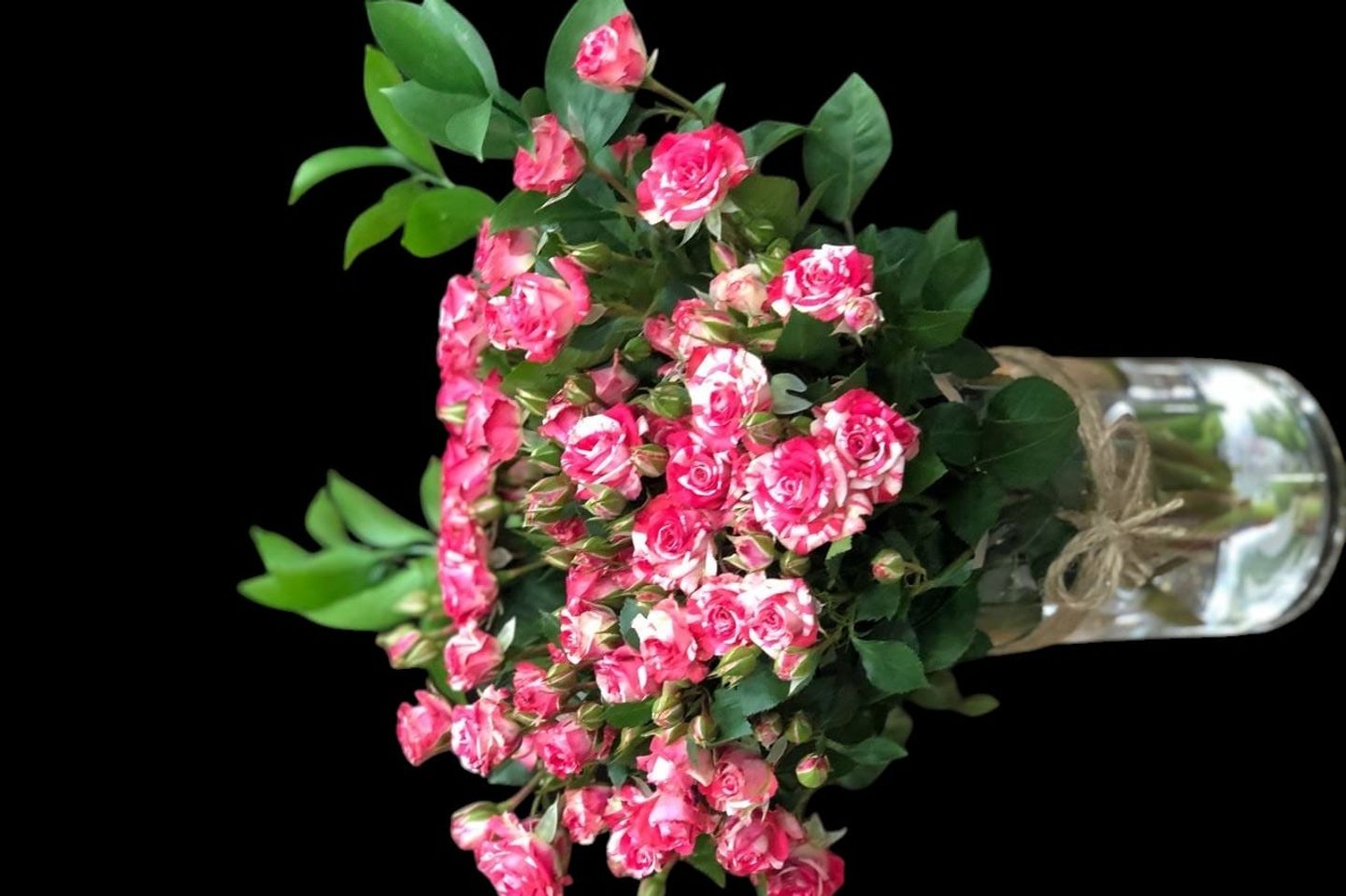 الزهرة مع الزجاج