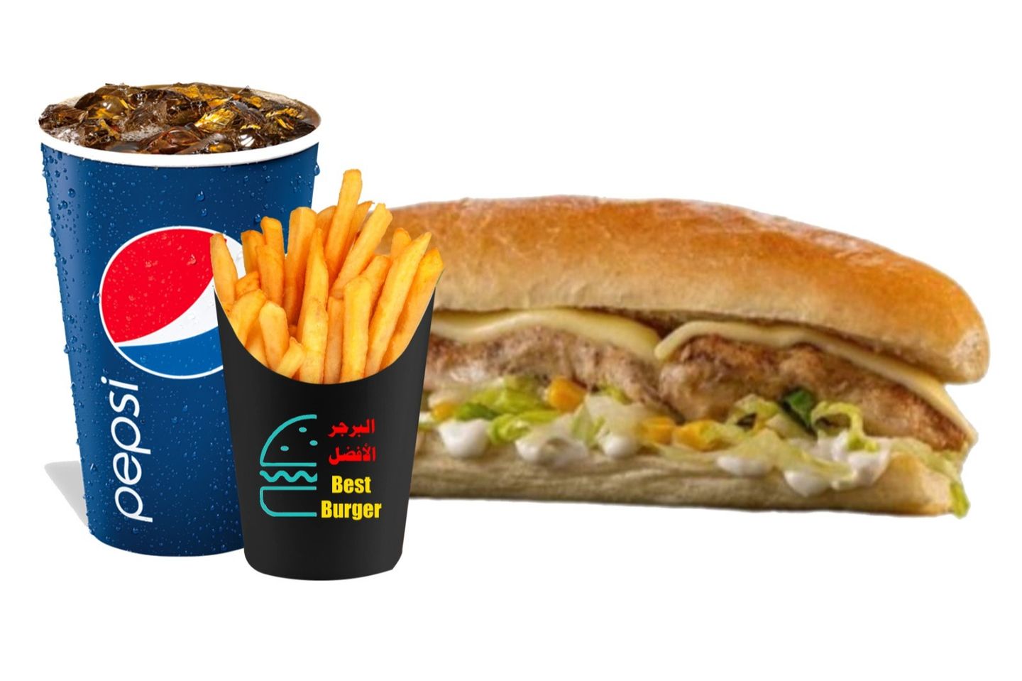 وجبة دجاج سندوتش