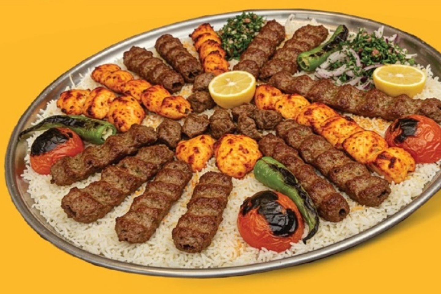 Half Kg Mixed Grill With 1 Person Rice