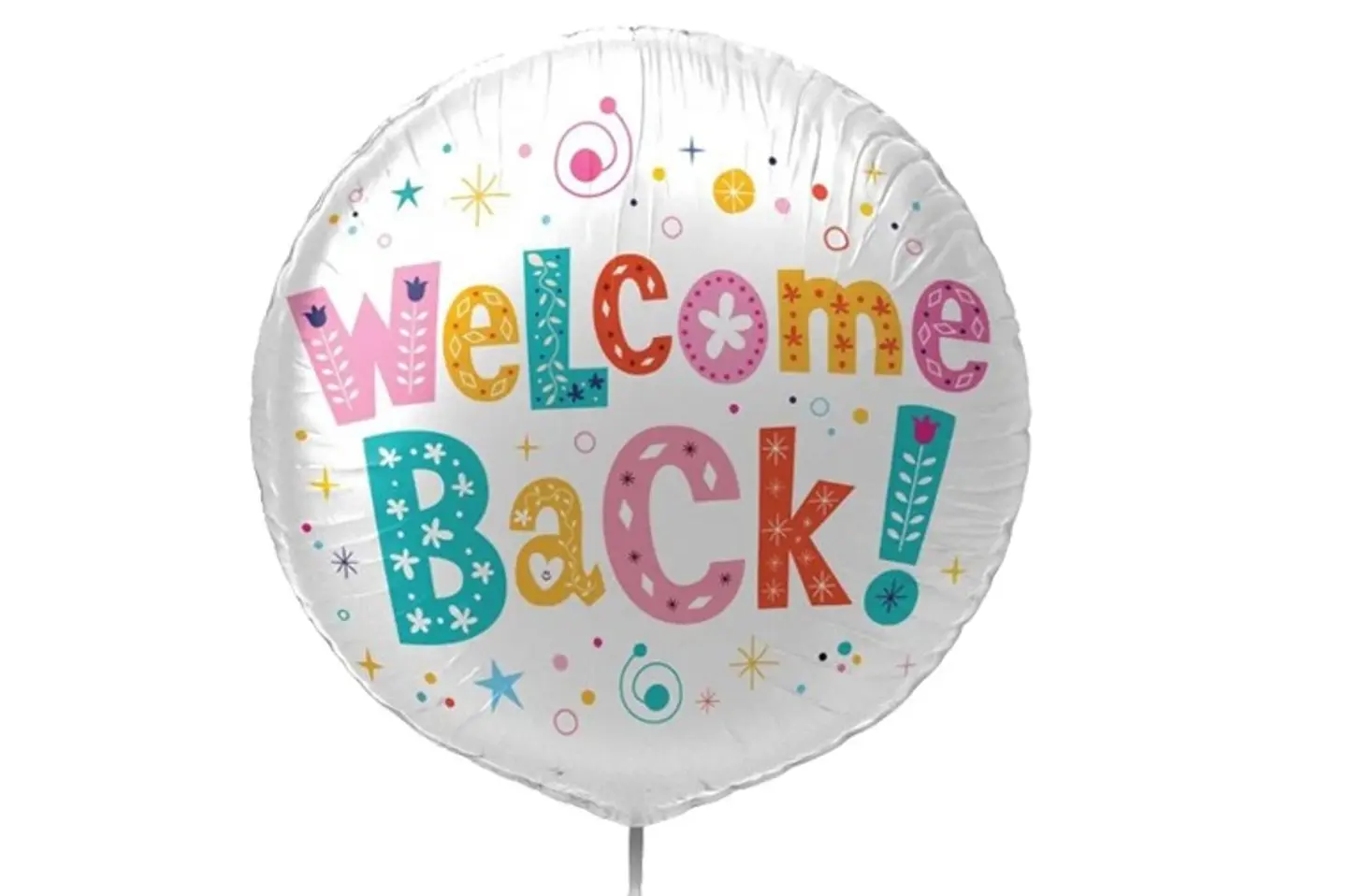 Welcome Back Balloon