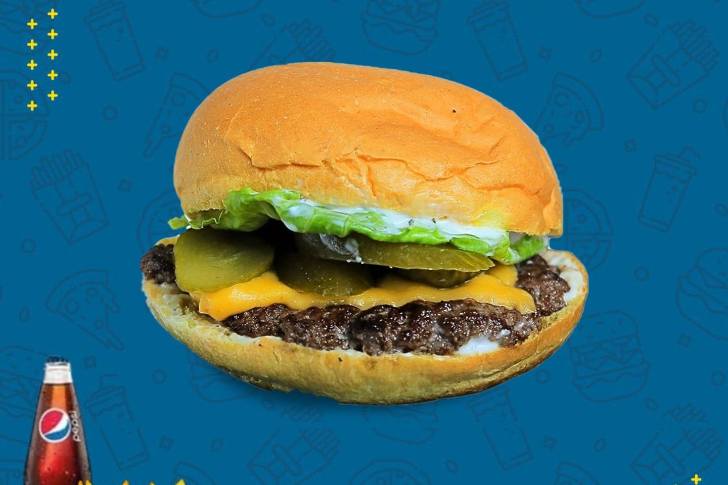Asian Angus Beef Burger Meal
