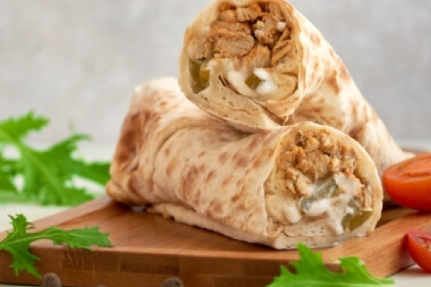 شاورما مع الجبن صغير