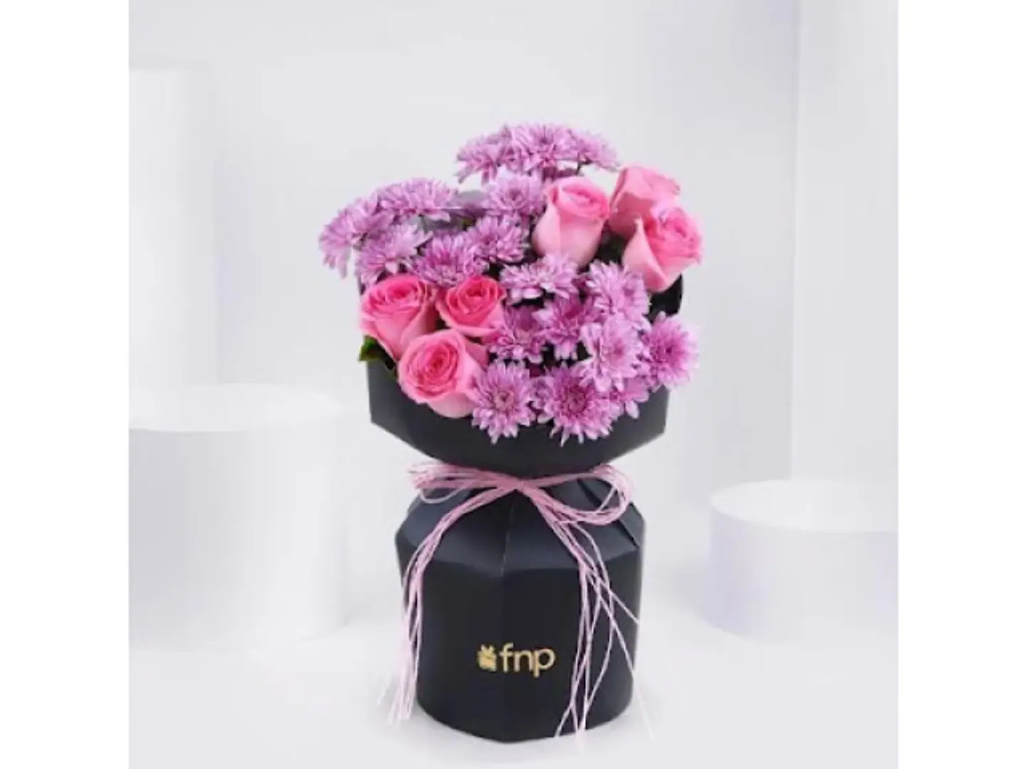 باقة زهور أرجوانية