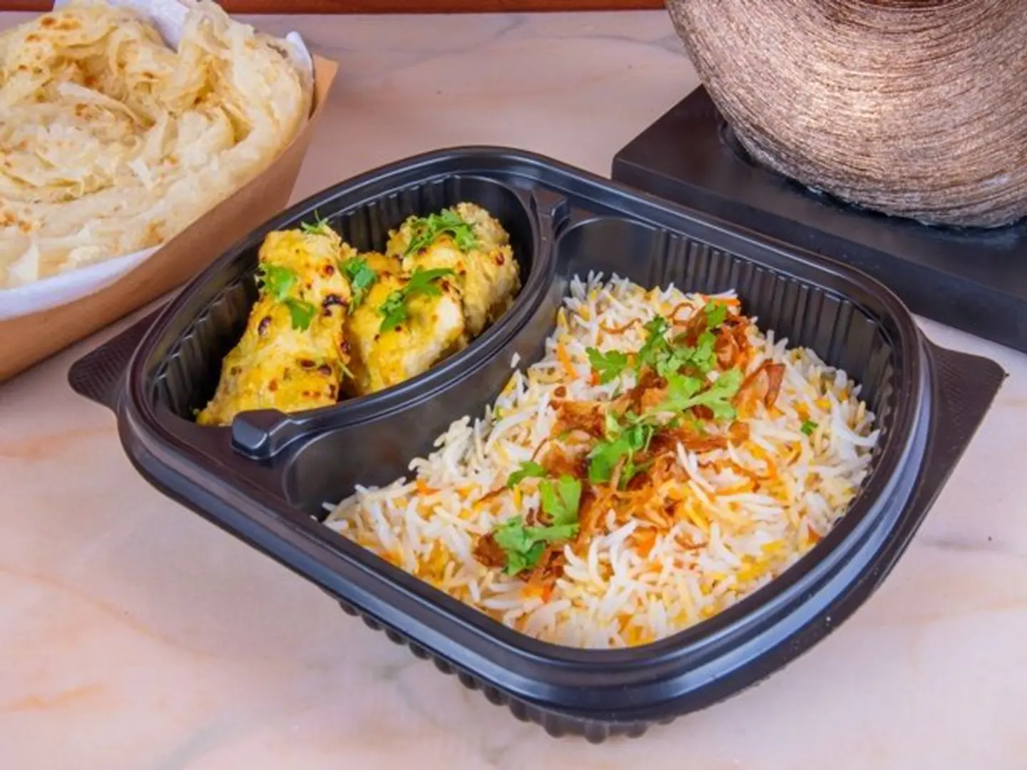Chicken Reshmi Tikka With Biriyani Rice