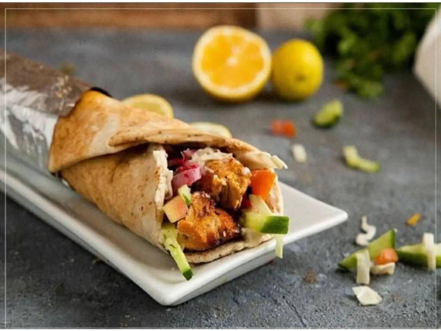 Large Chicken Awsal Sandwich