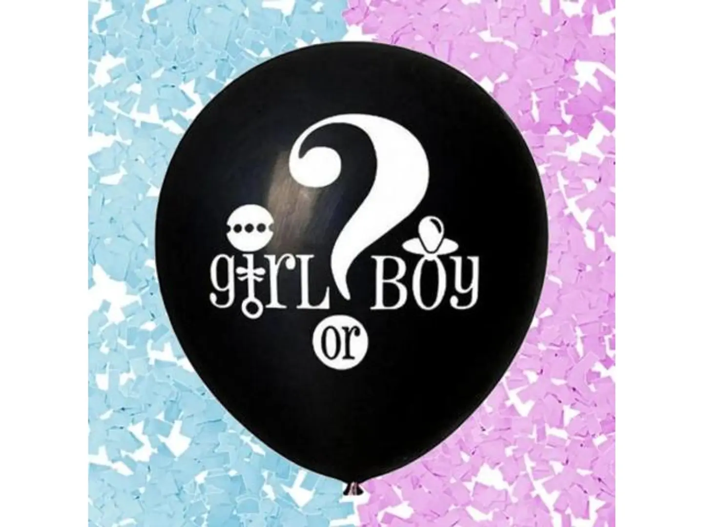 Small Gender Reveal Balloon Blue