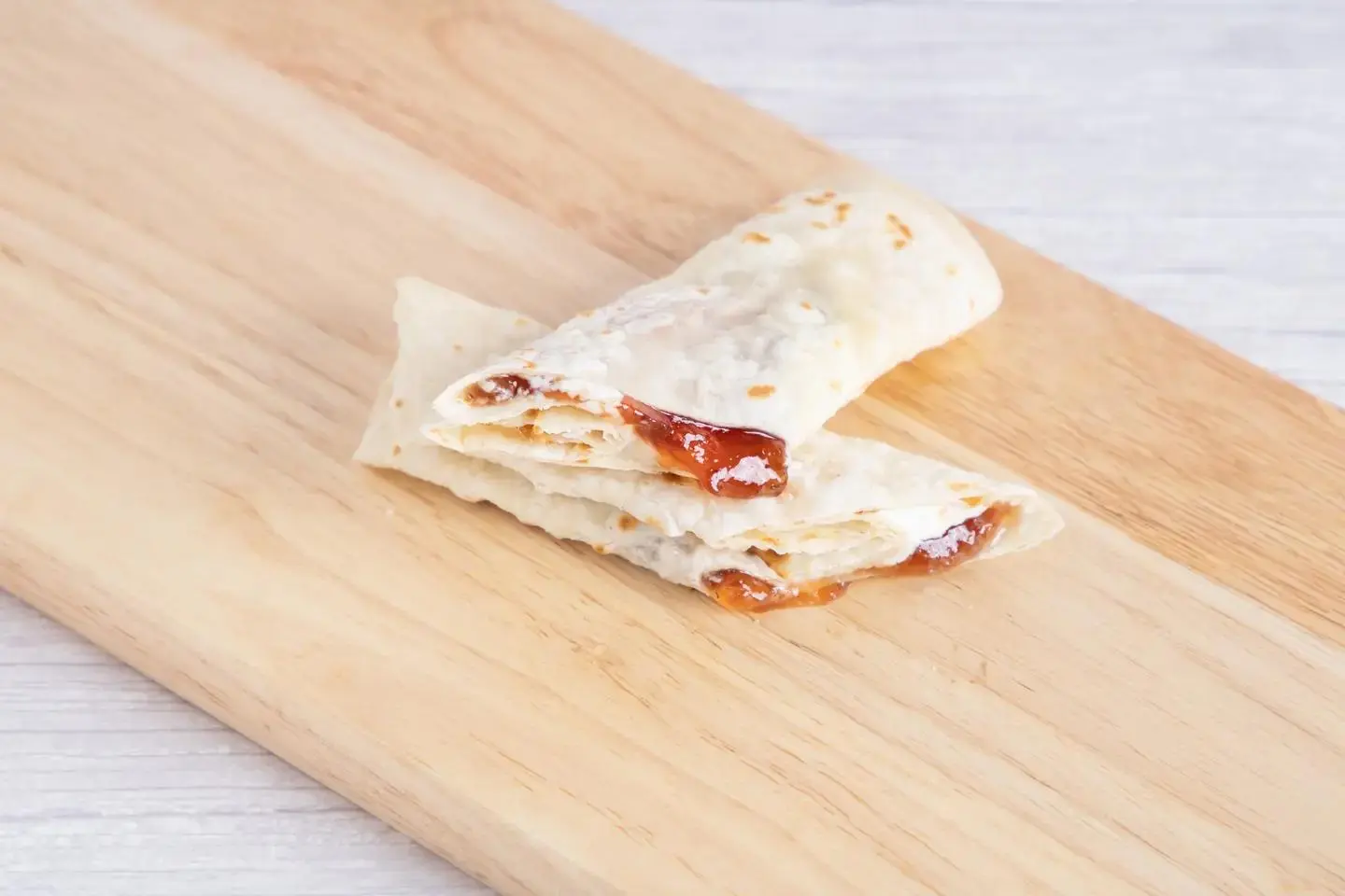 Cheese And Jam Chappati