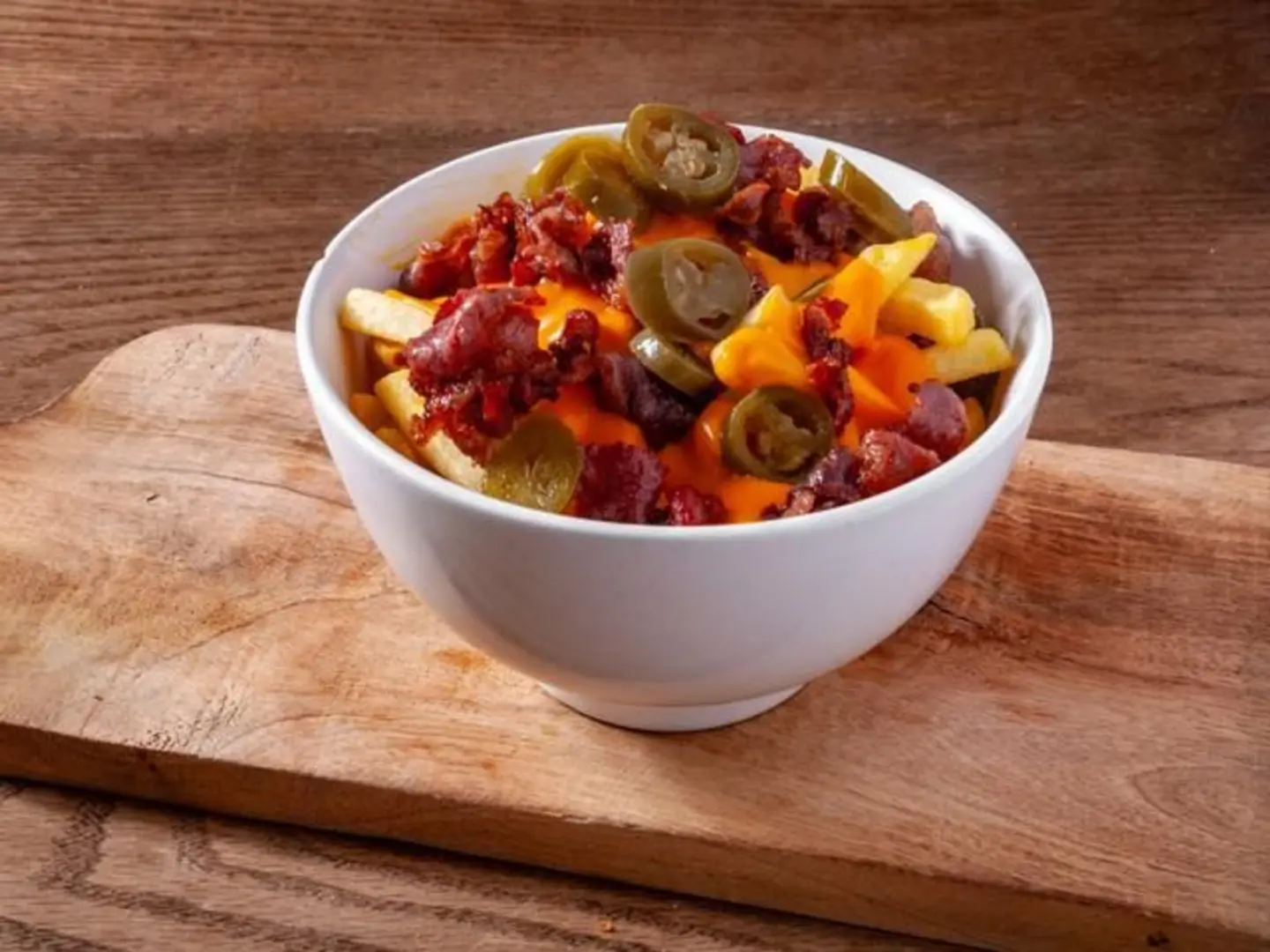 French Fries With Cheese And Chili