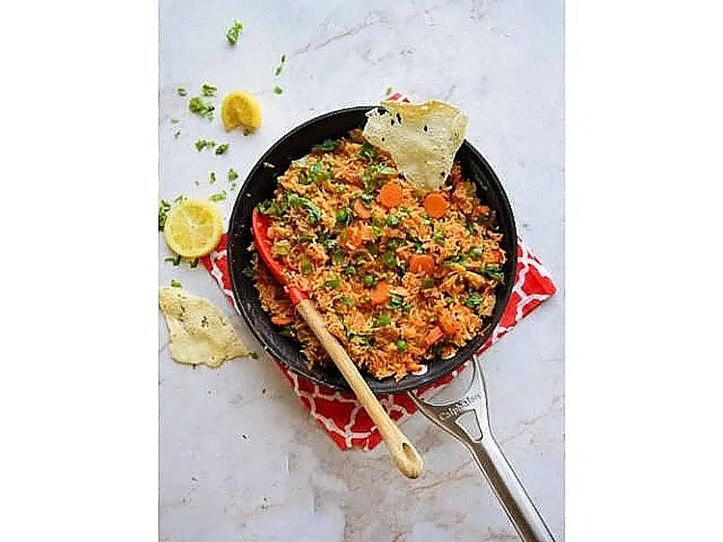 بيلاف دجاج على الصاج