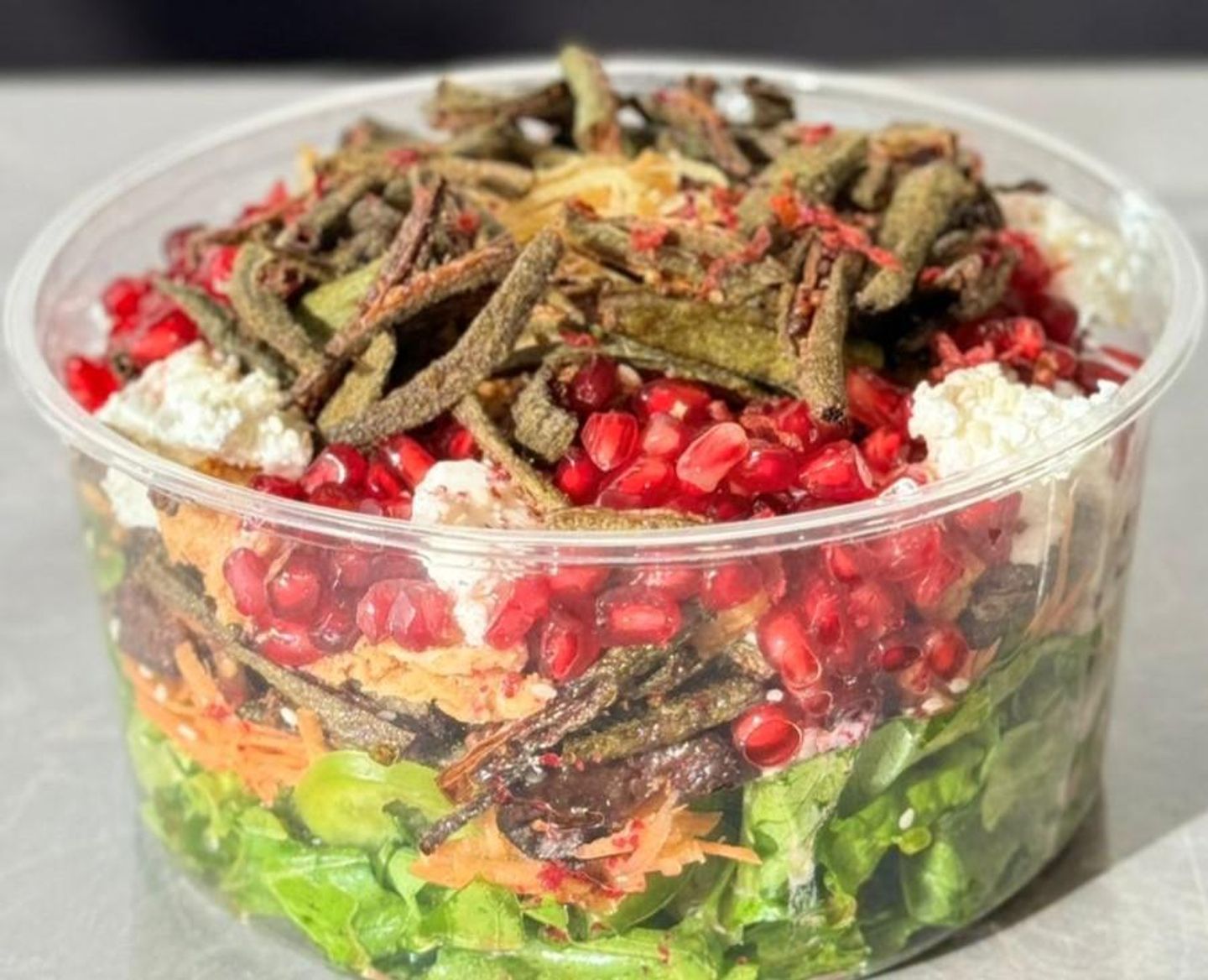 سلطة الباميه - صغير