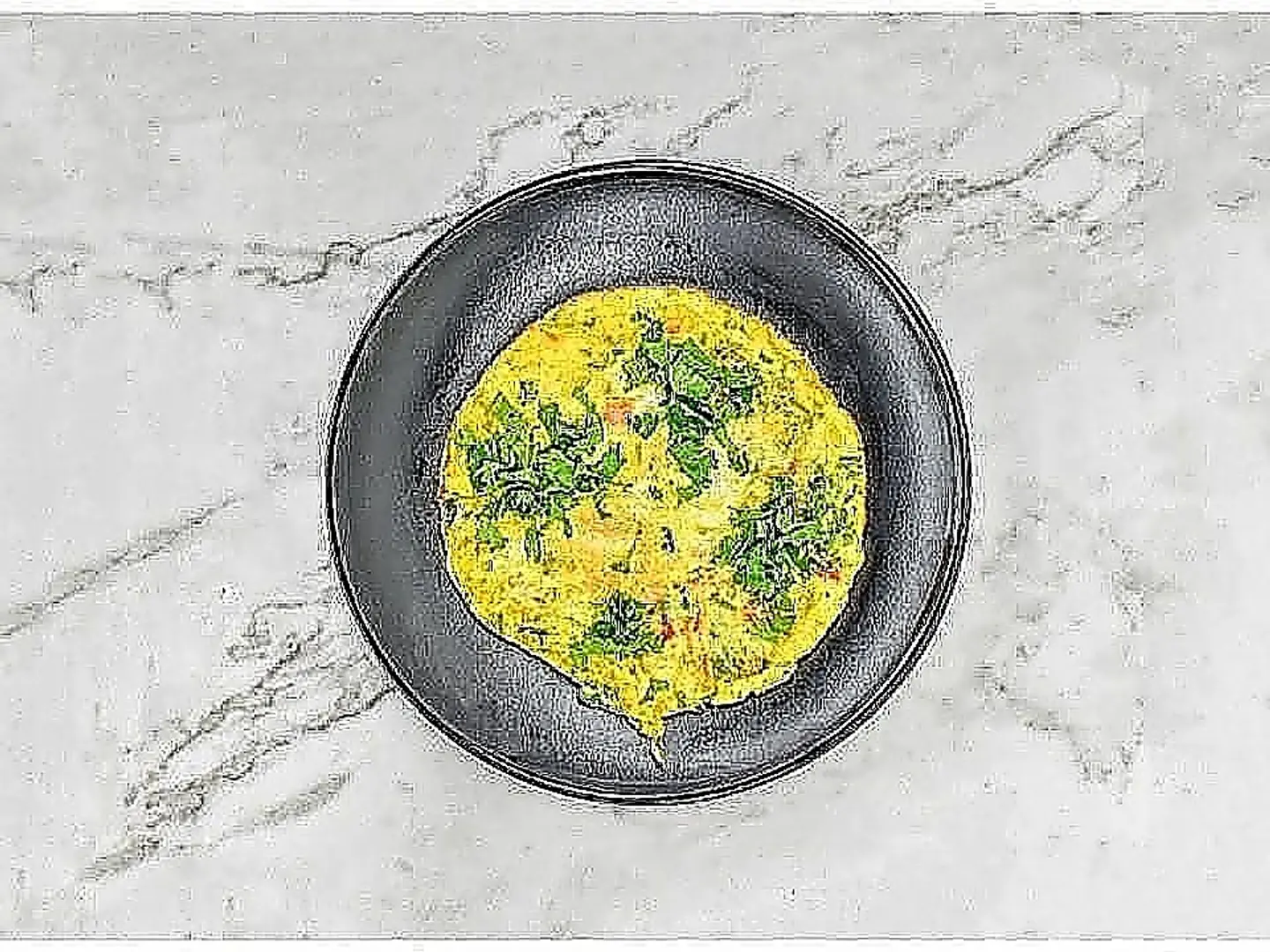 بيض بالفرن مع الجبن