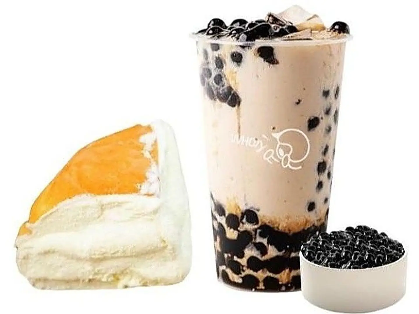 Brown Sugar Boba With Cloud Cheese Bun