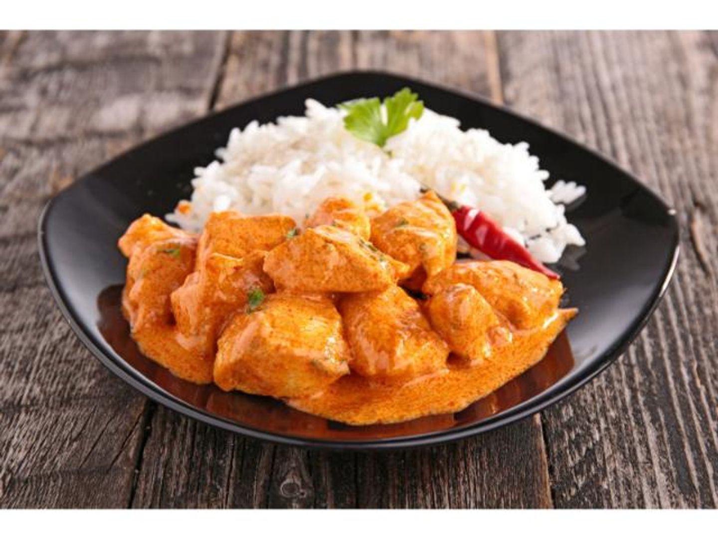 دجاج الكارى مع أرز ابيض