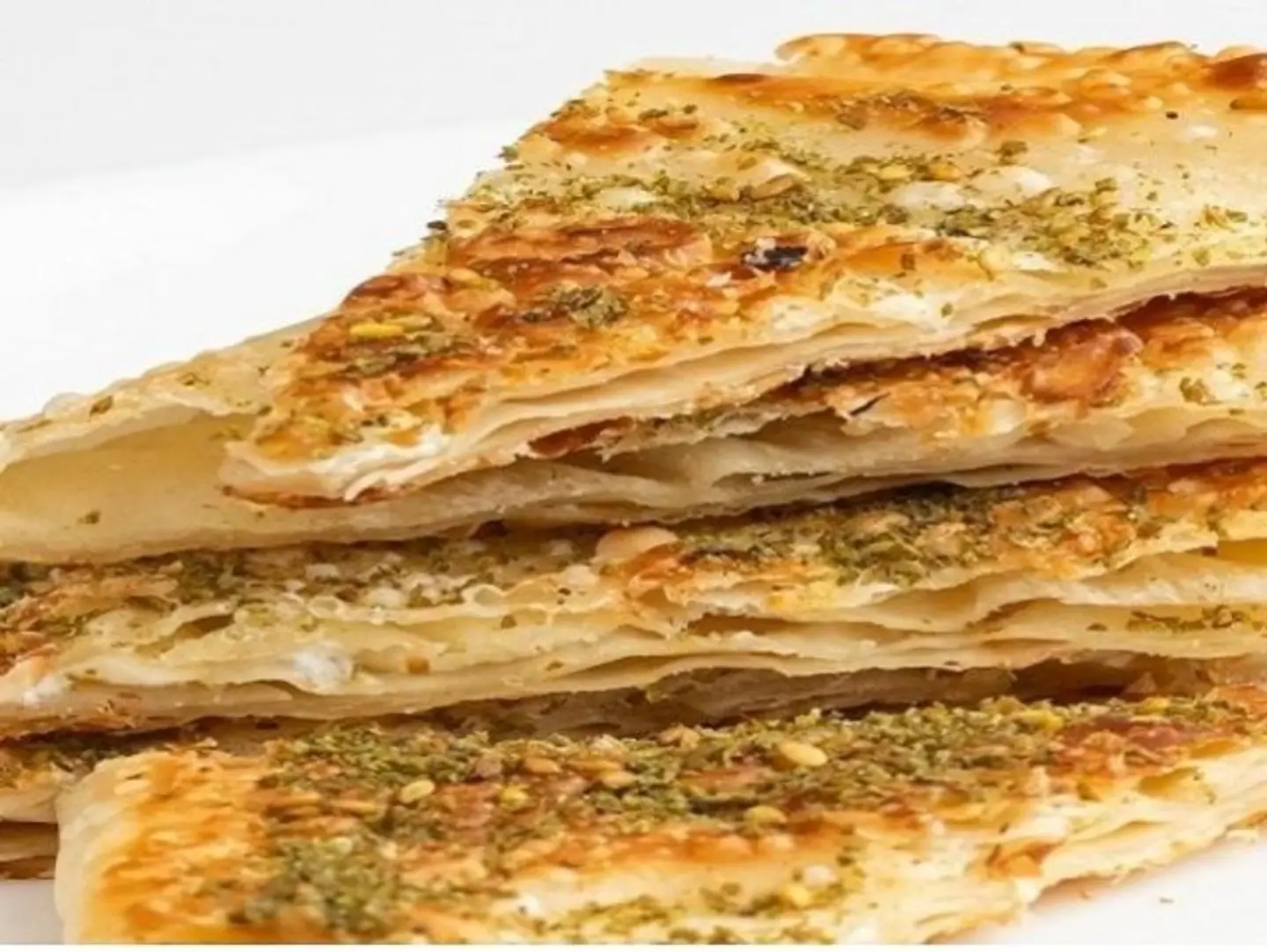 فطيرة اللبنة والزعتر