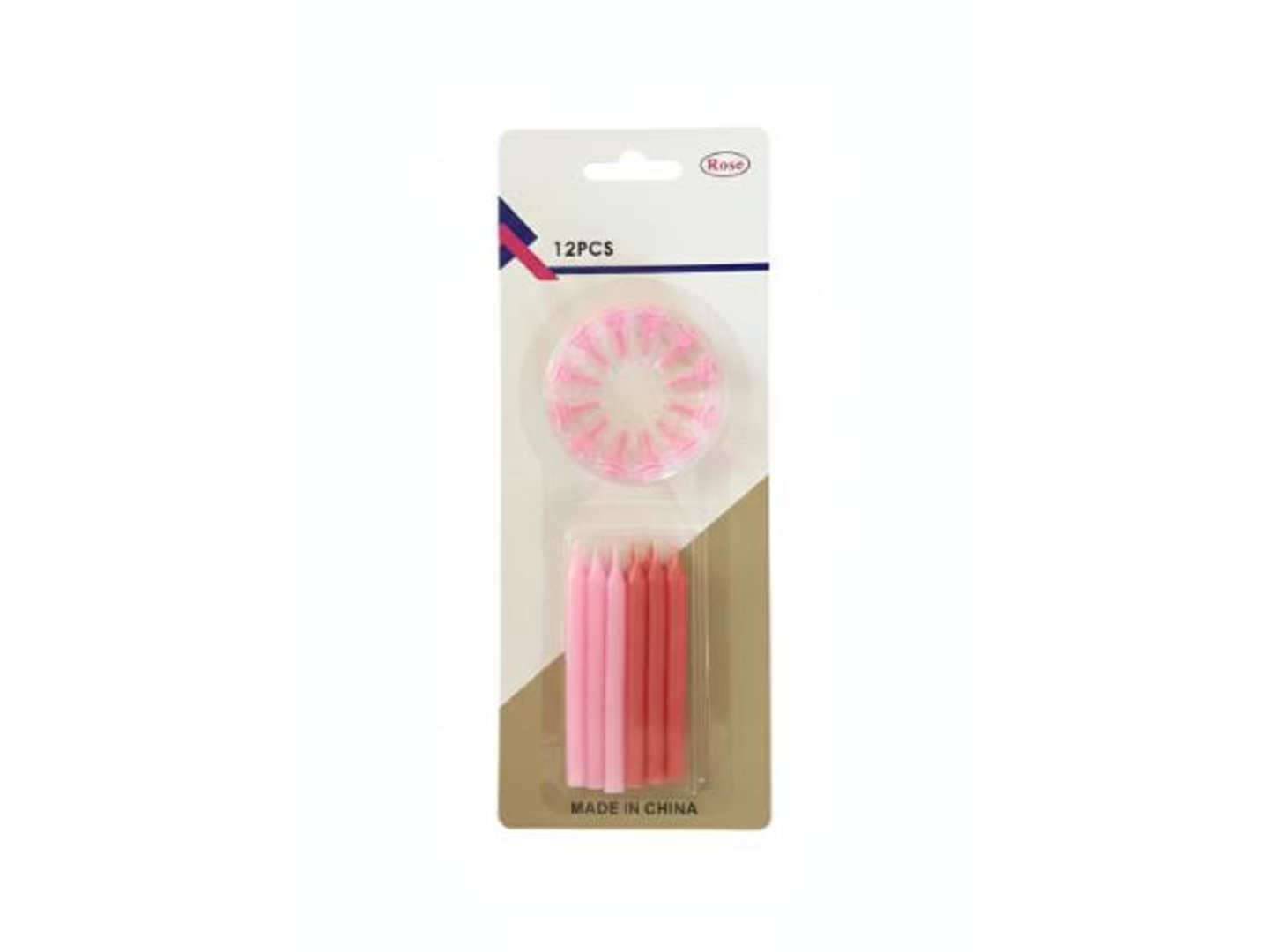 Pink Birthday Candles