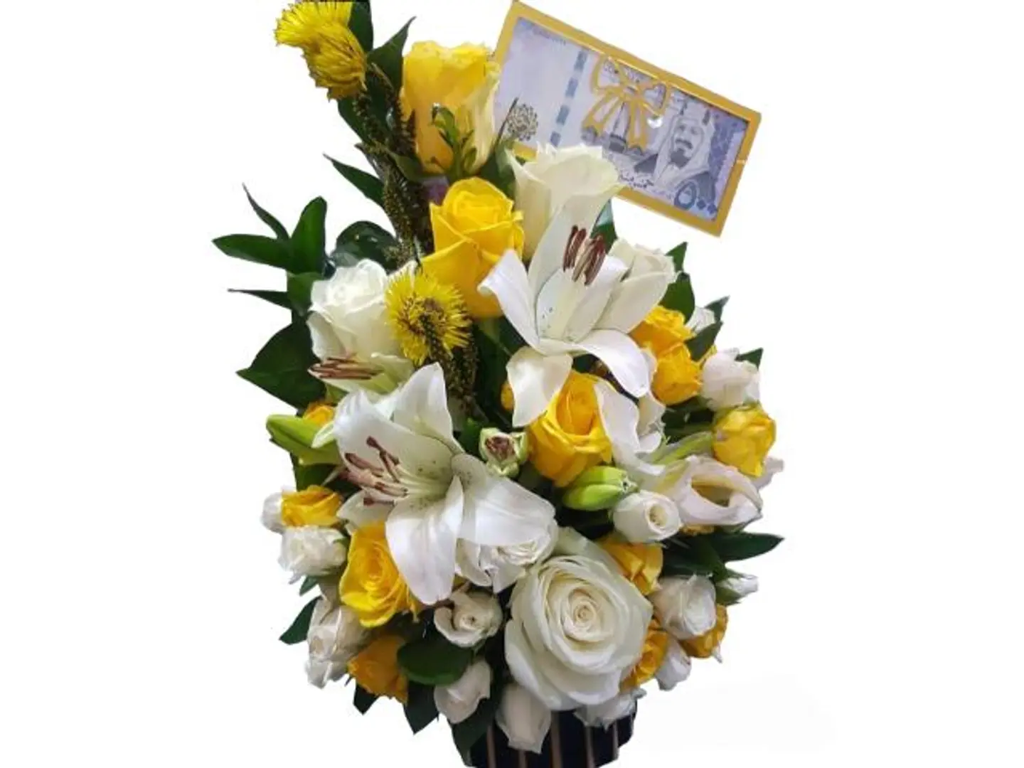 Vase With Fresh Flowers Without Currency 55