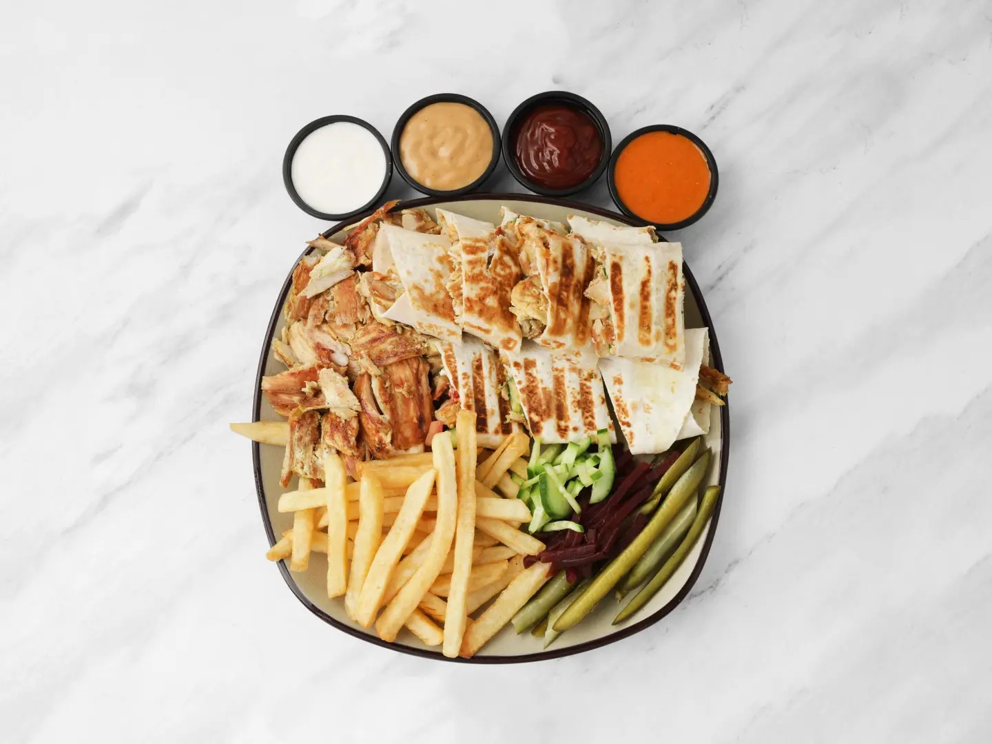 شاورما عربي وسط