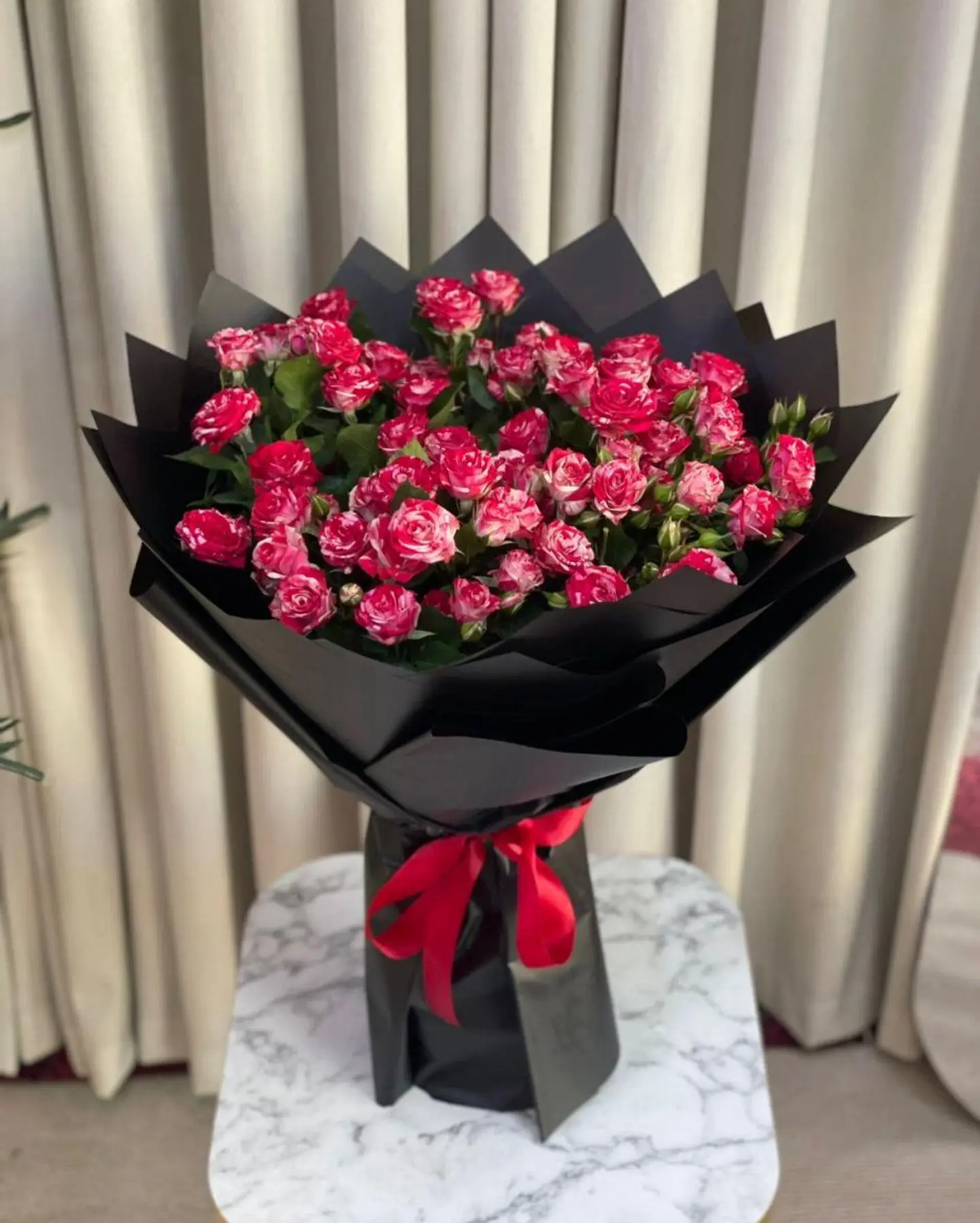 بوكيه ورد الدبل كلار ٥