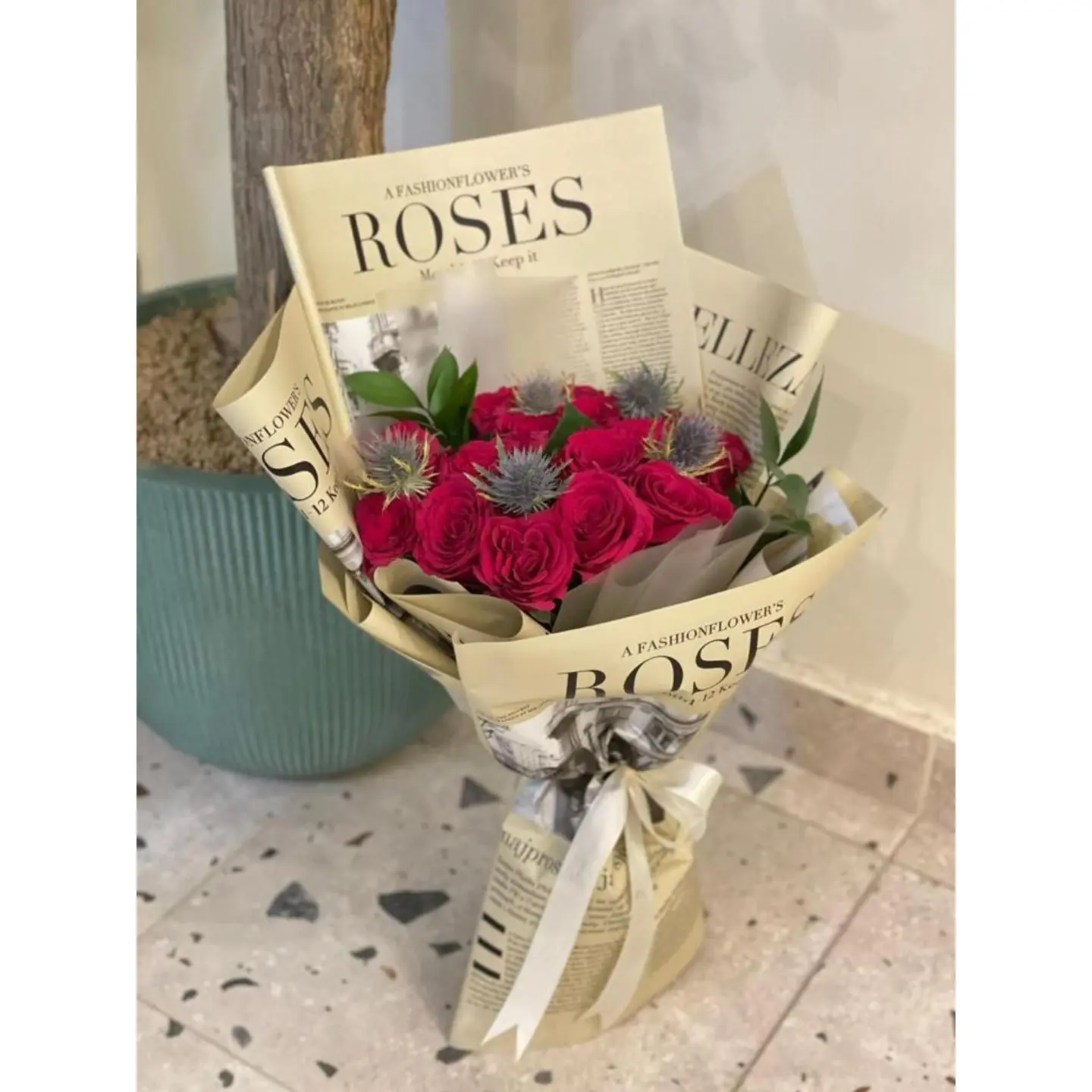 باقة ورد بتغليف مميز S7