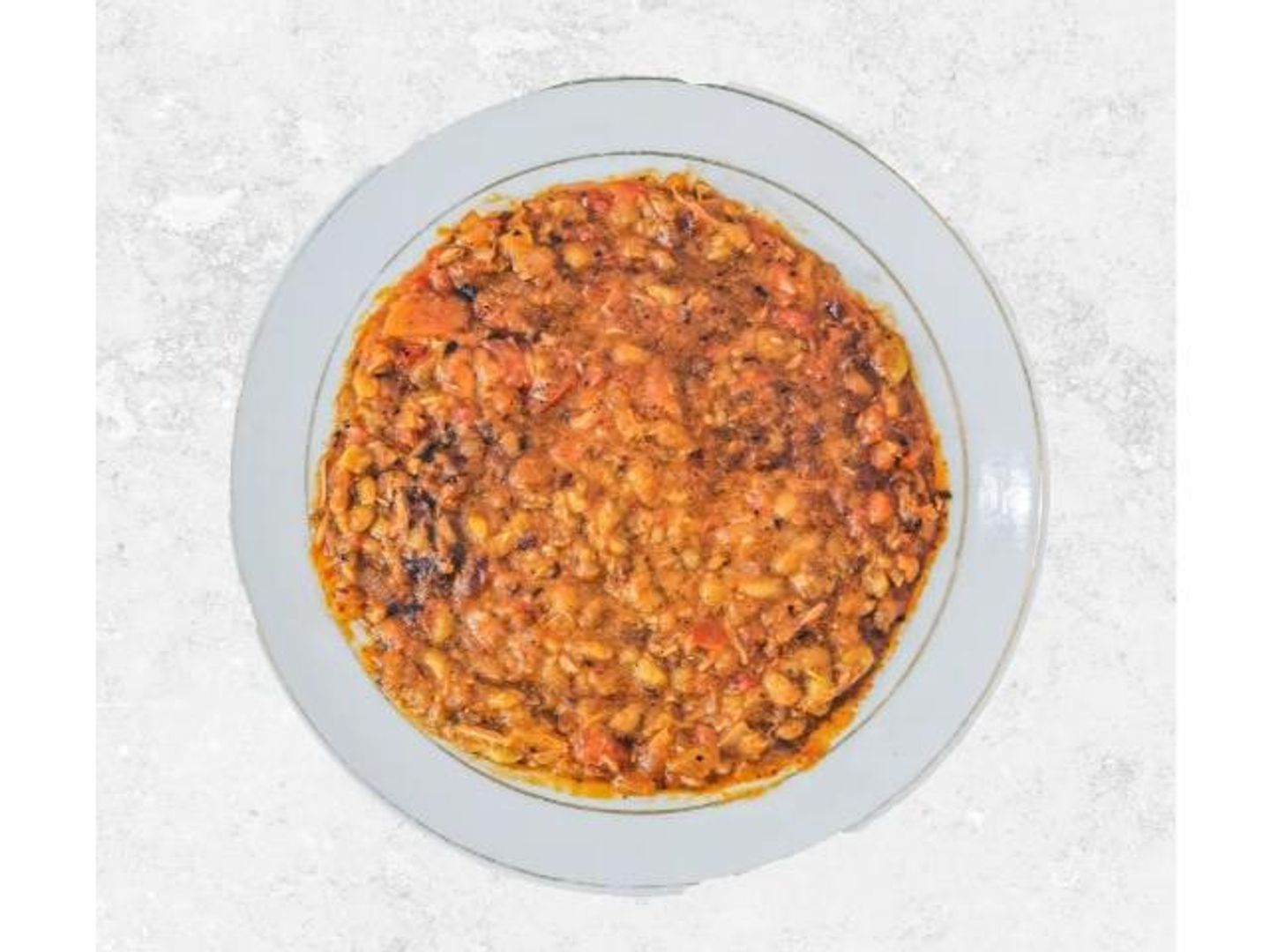 Dry Beans With Eggs