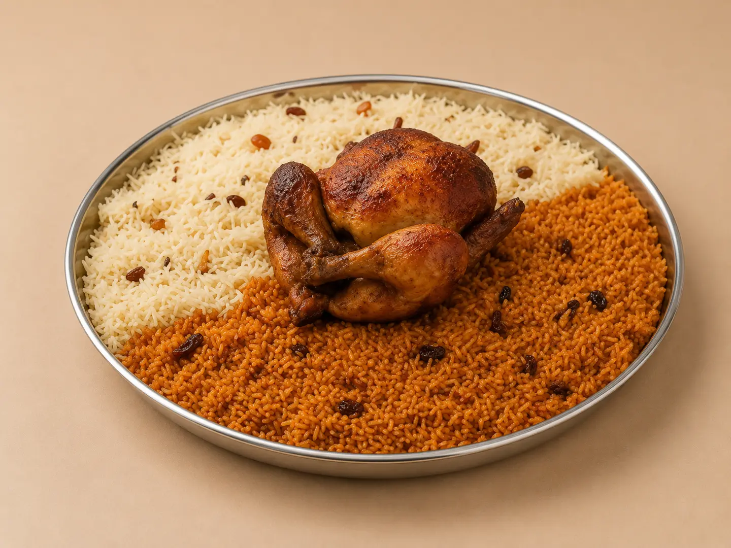 نصف دجاج شواية