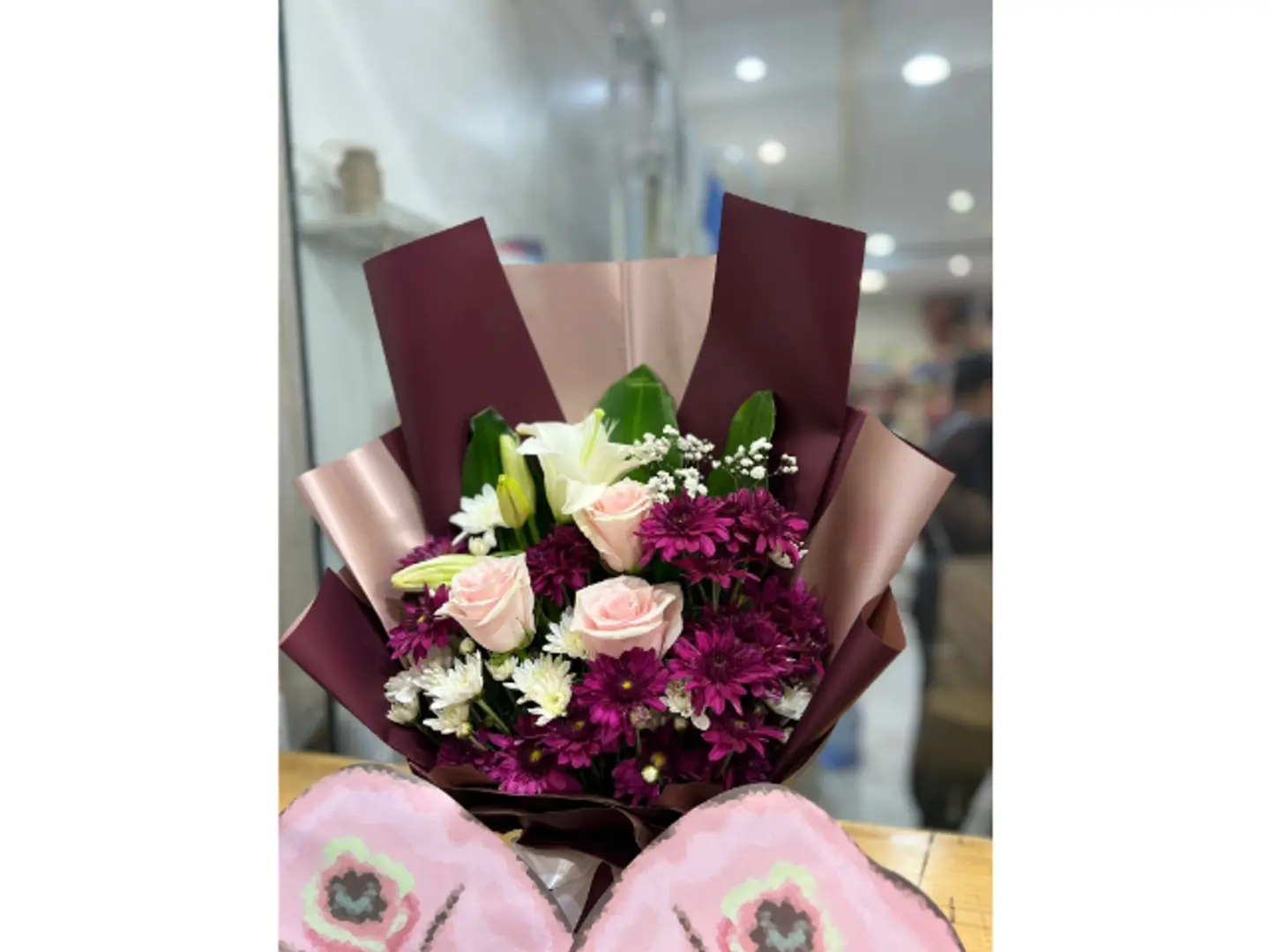 Natural Burgundy Bouquet