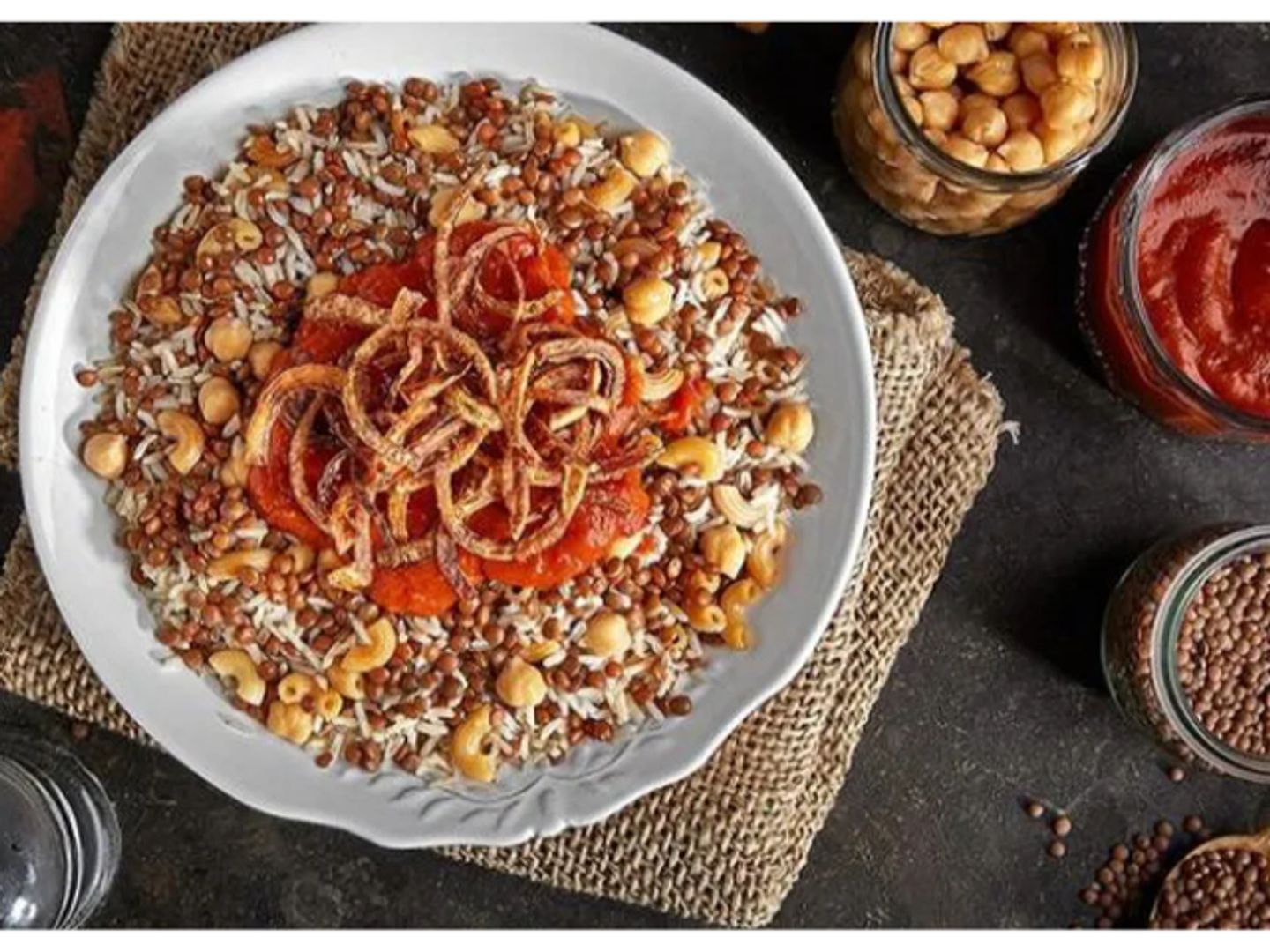 Koshari With Minced Meat